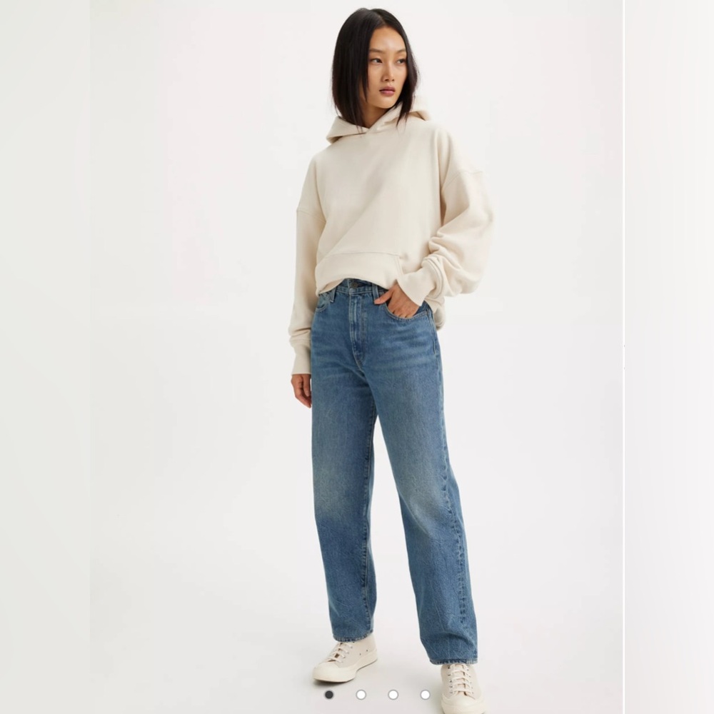 Levi's® Made & Crafted® THE COLUMN WOMEN'S JEANS in Coastal Blue - Dark Wash